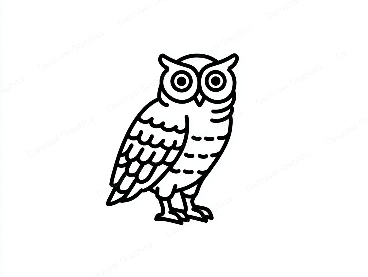 Owl Vector Graphic preview