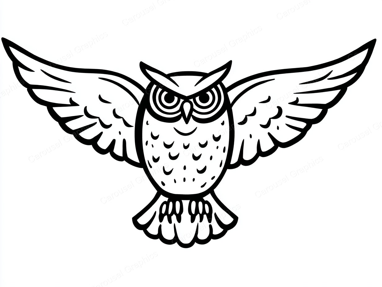 Owl Vector Graphic preview