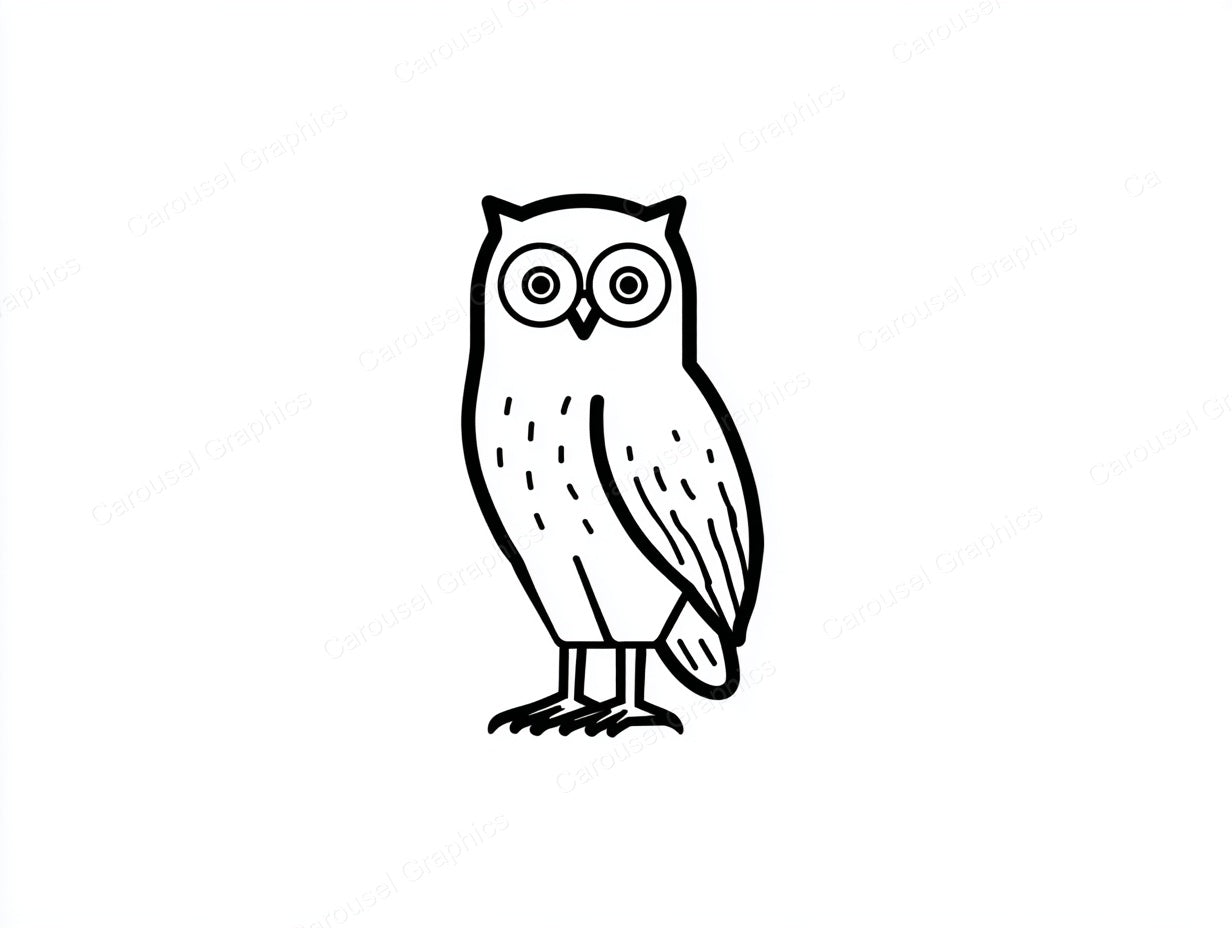 Owl Vector Graphic preview