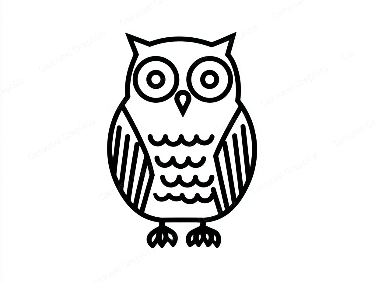 Owl Vector Graphic preview