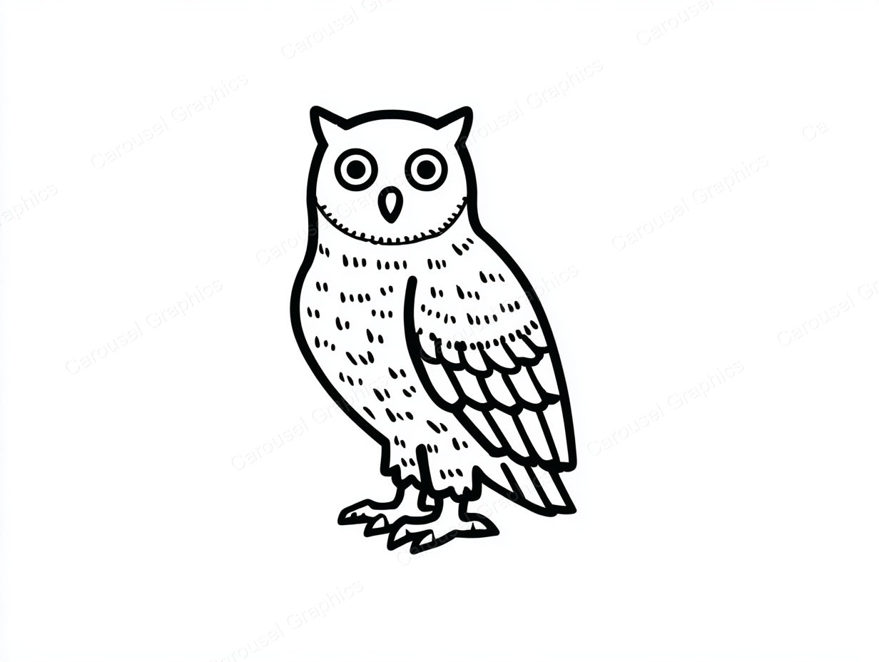 Owl Vector Graphic preview