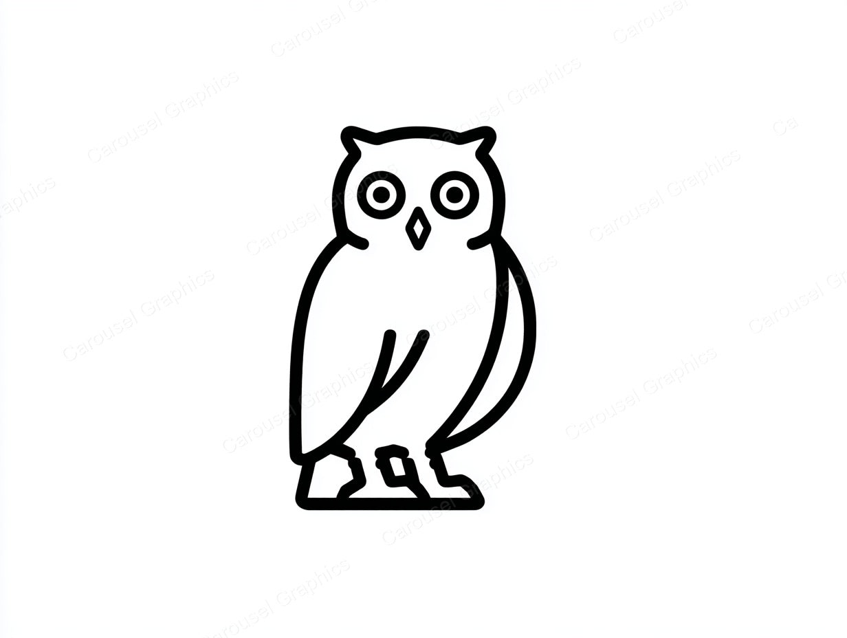 Owl Vector Graphic preview