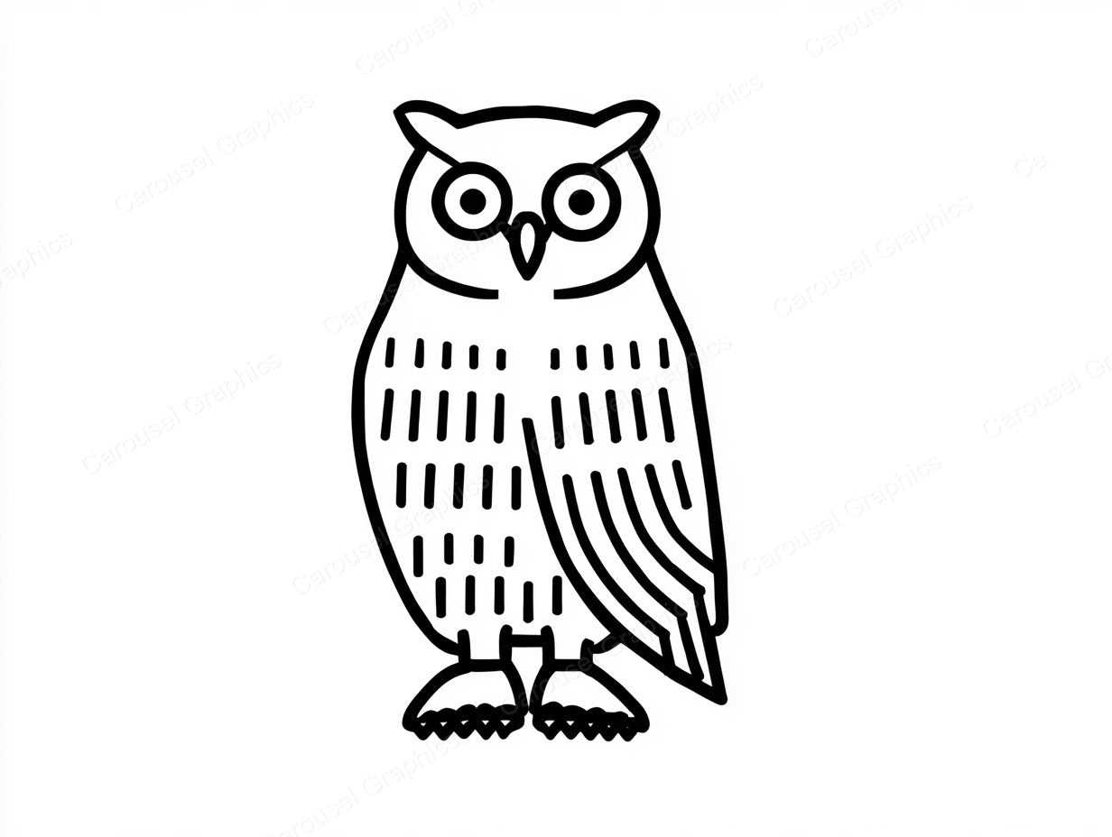 Owl Vector Graphic preview