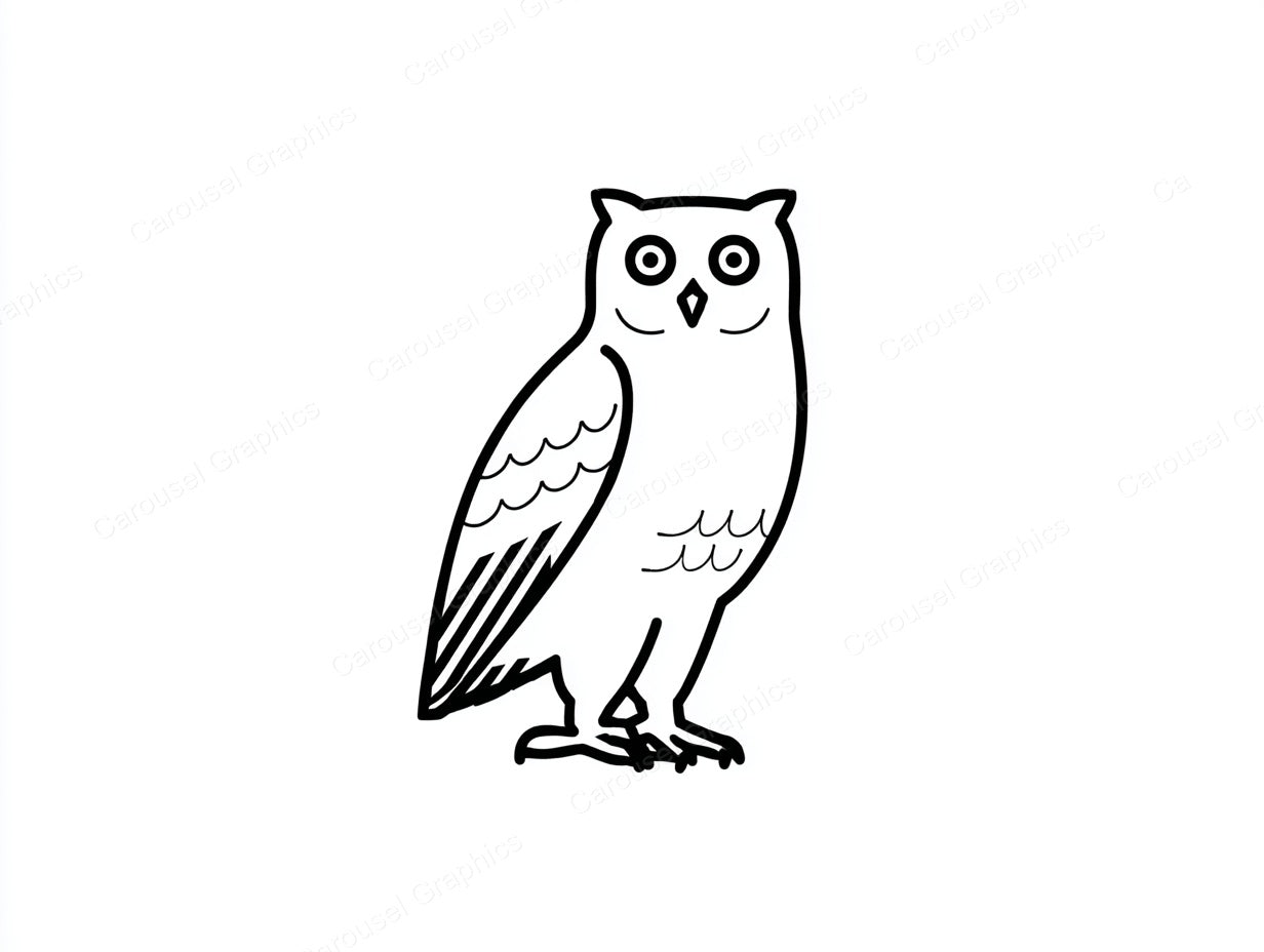 Owl Vector Graphic preview
