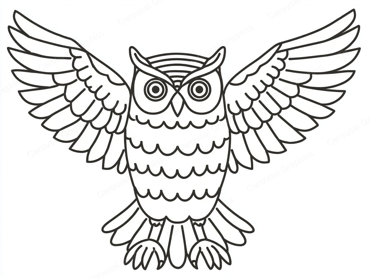 Owl Vector Graphic preview