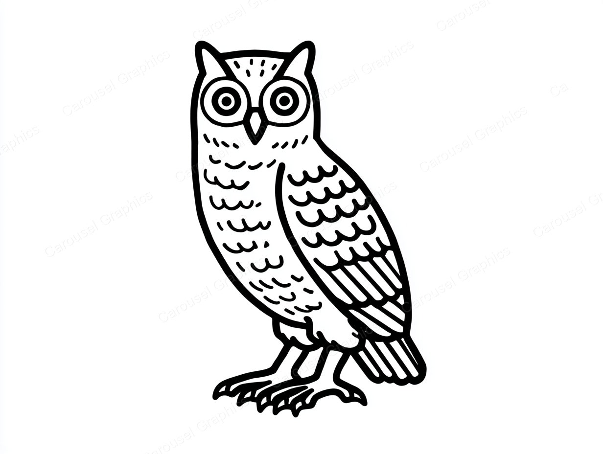 Owl Vector Graphic preview