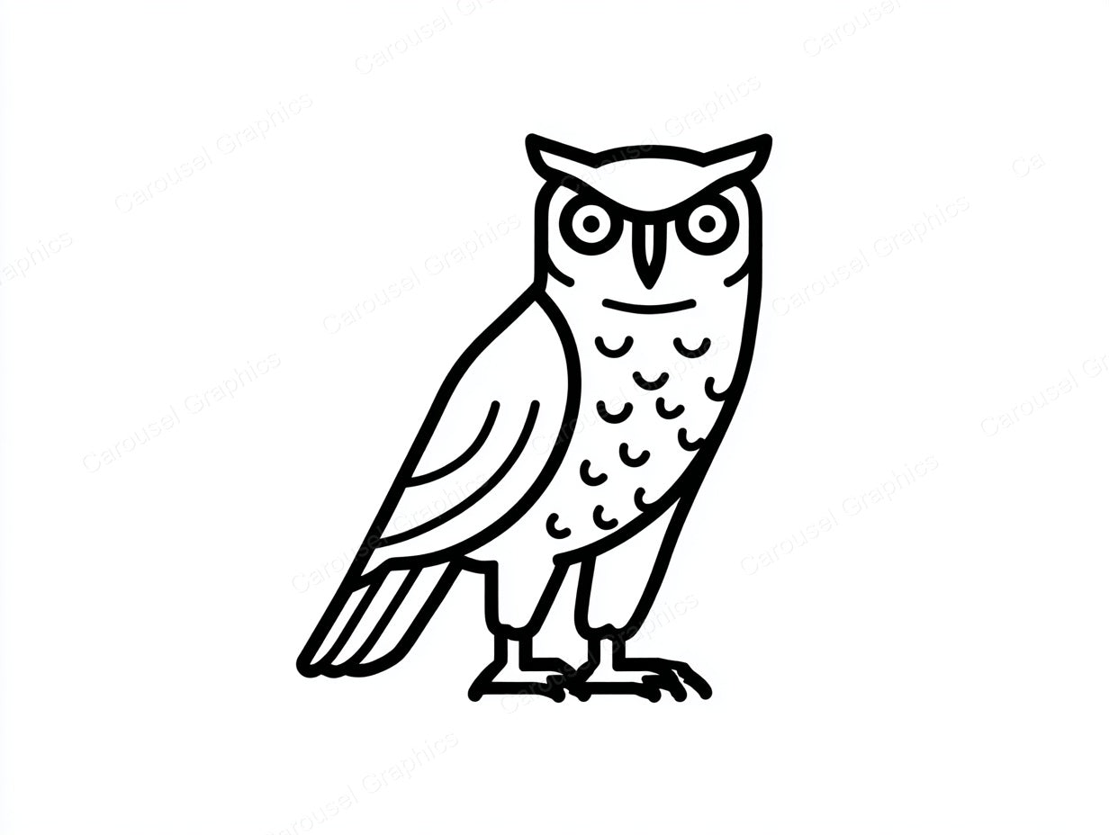 Owl Vector Graphic preview