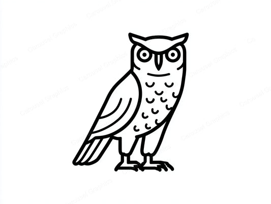Owl Vector Graphic preview