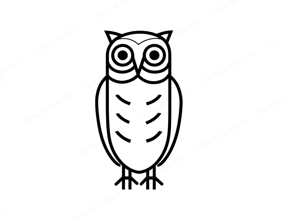Owl Vector Graphic preview