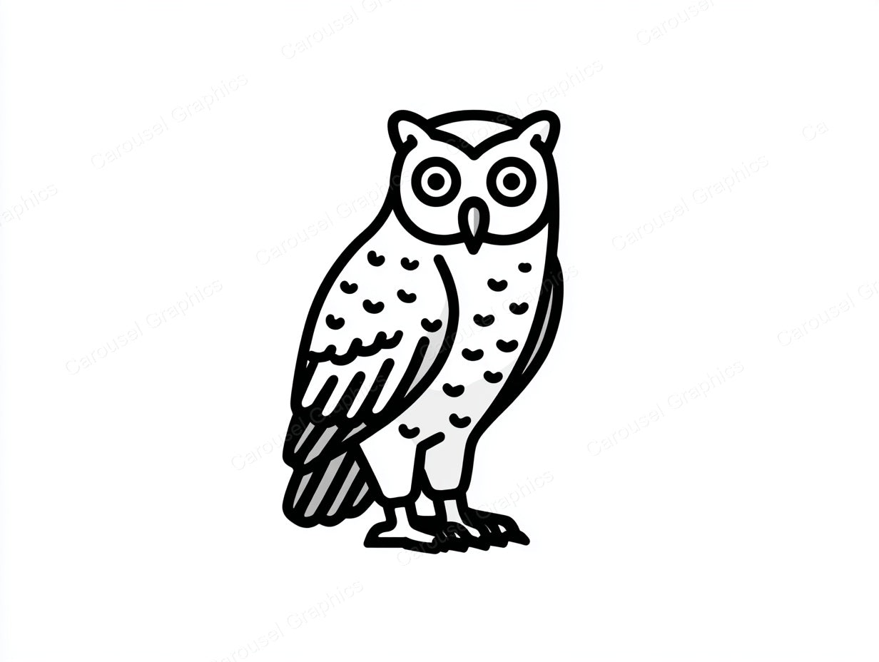 Owl Vector Graphic preview