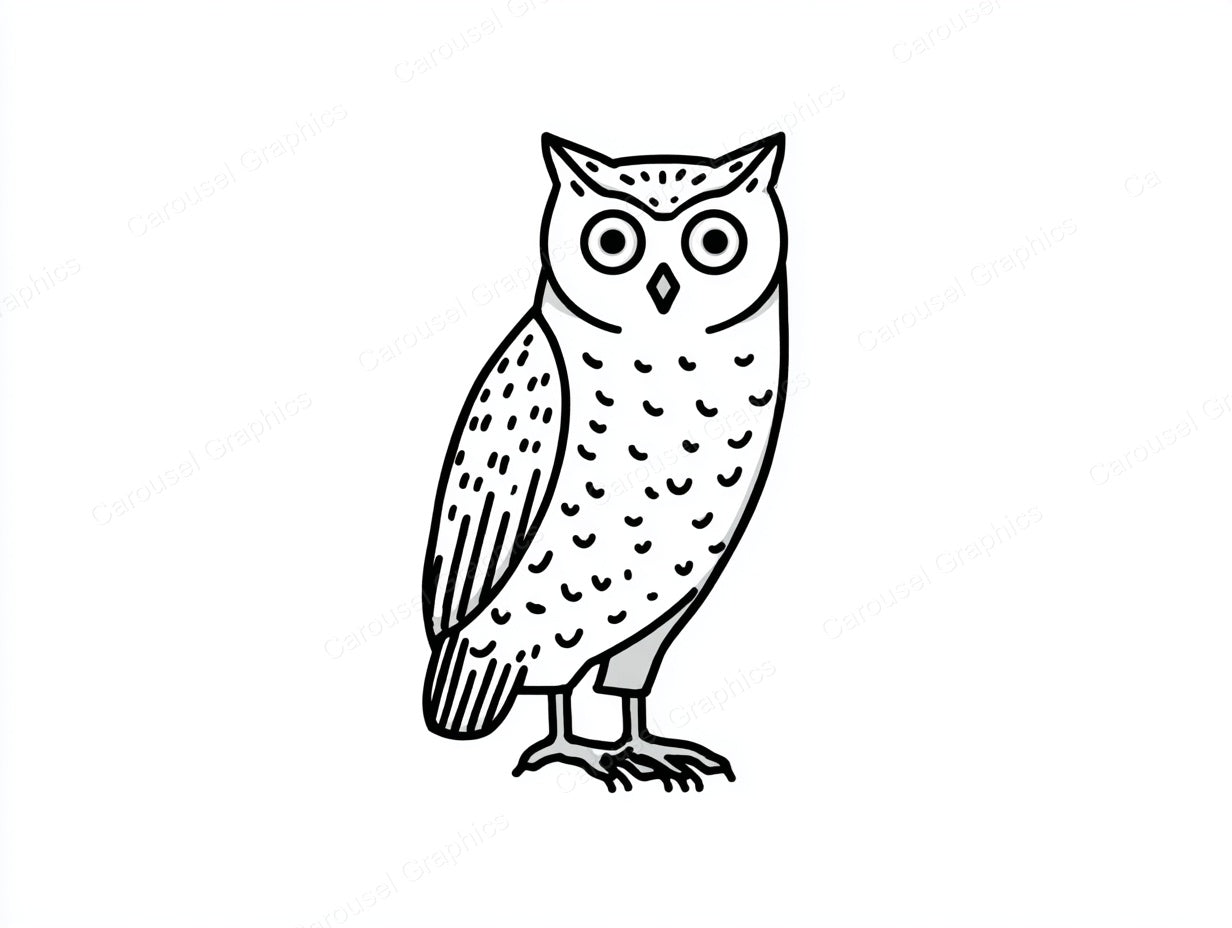 Owl Vector Graphic preview