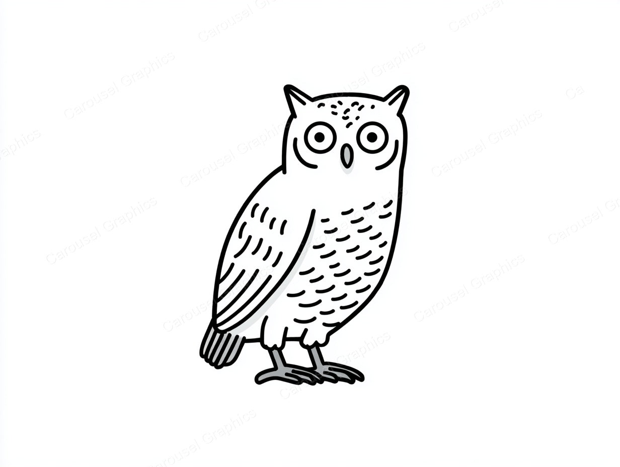 Owl Vector Graphic preview