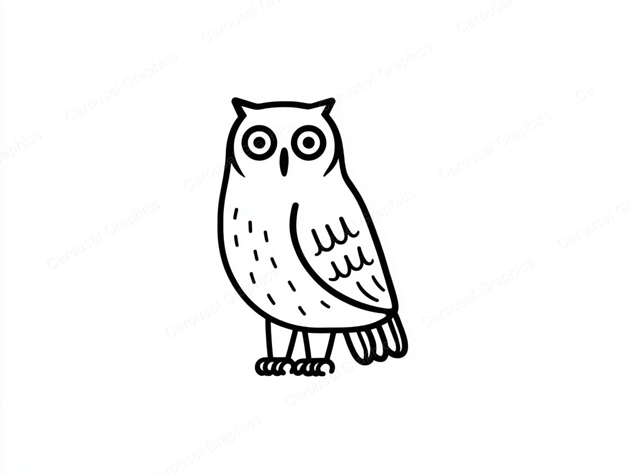 Owl Vector Graphic preview