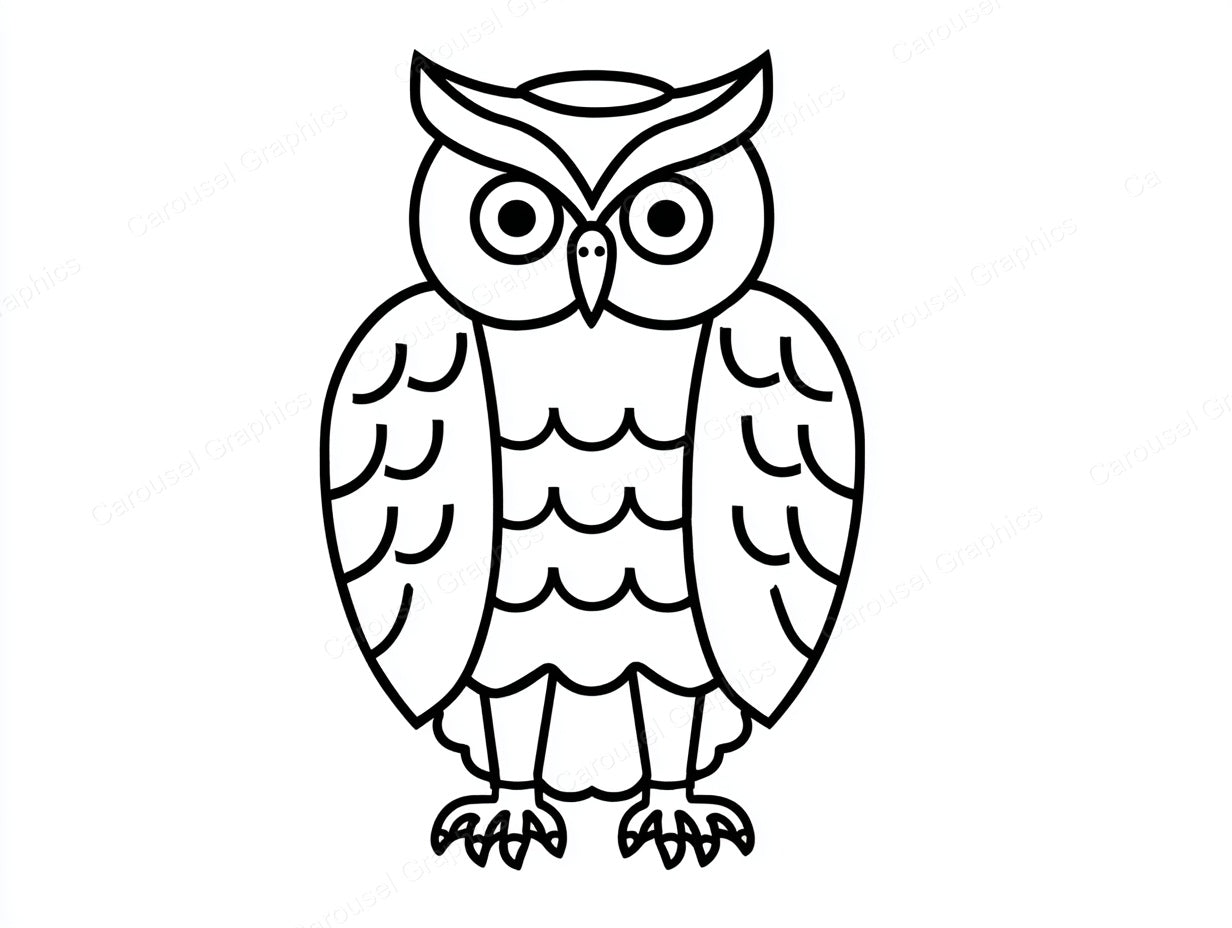 Owl Vector Graphic preview