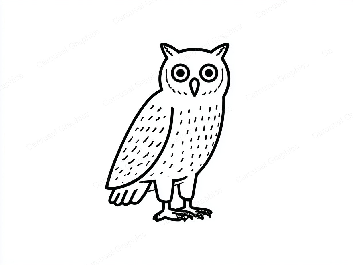 Owl Vector Graphic preview