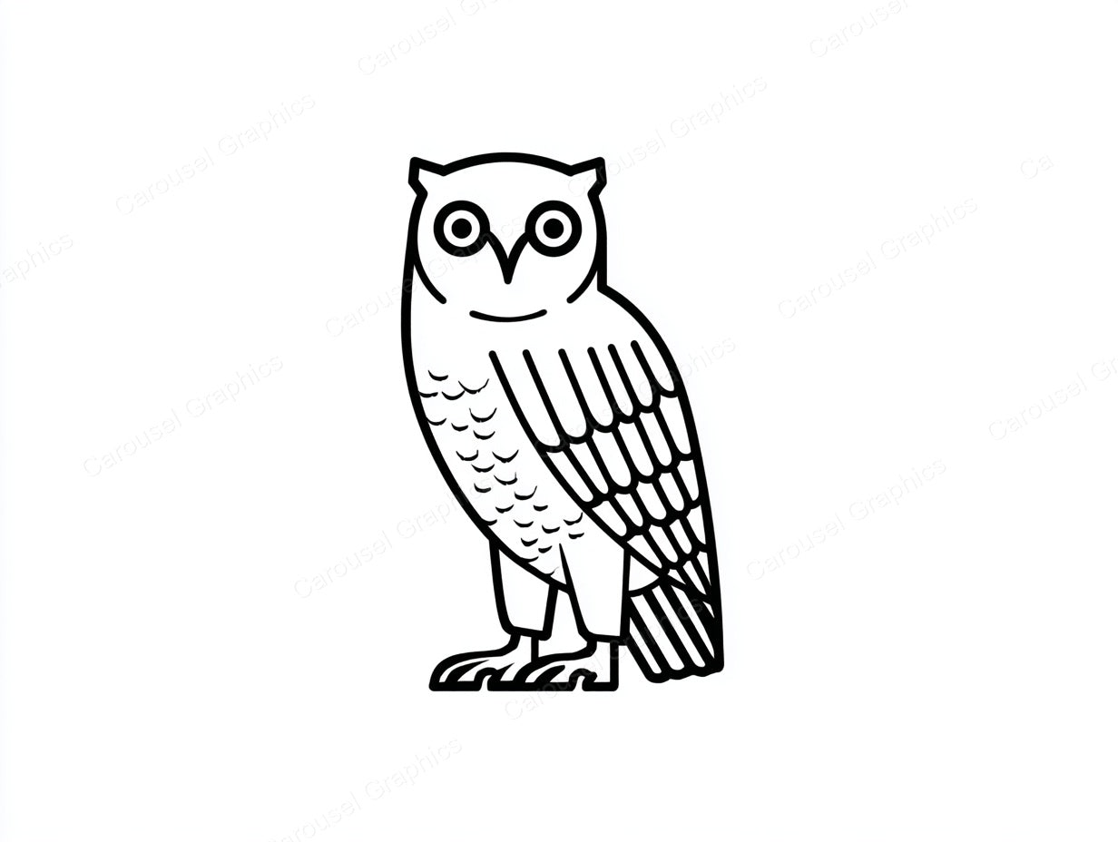 Owl Vector Graphic preview