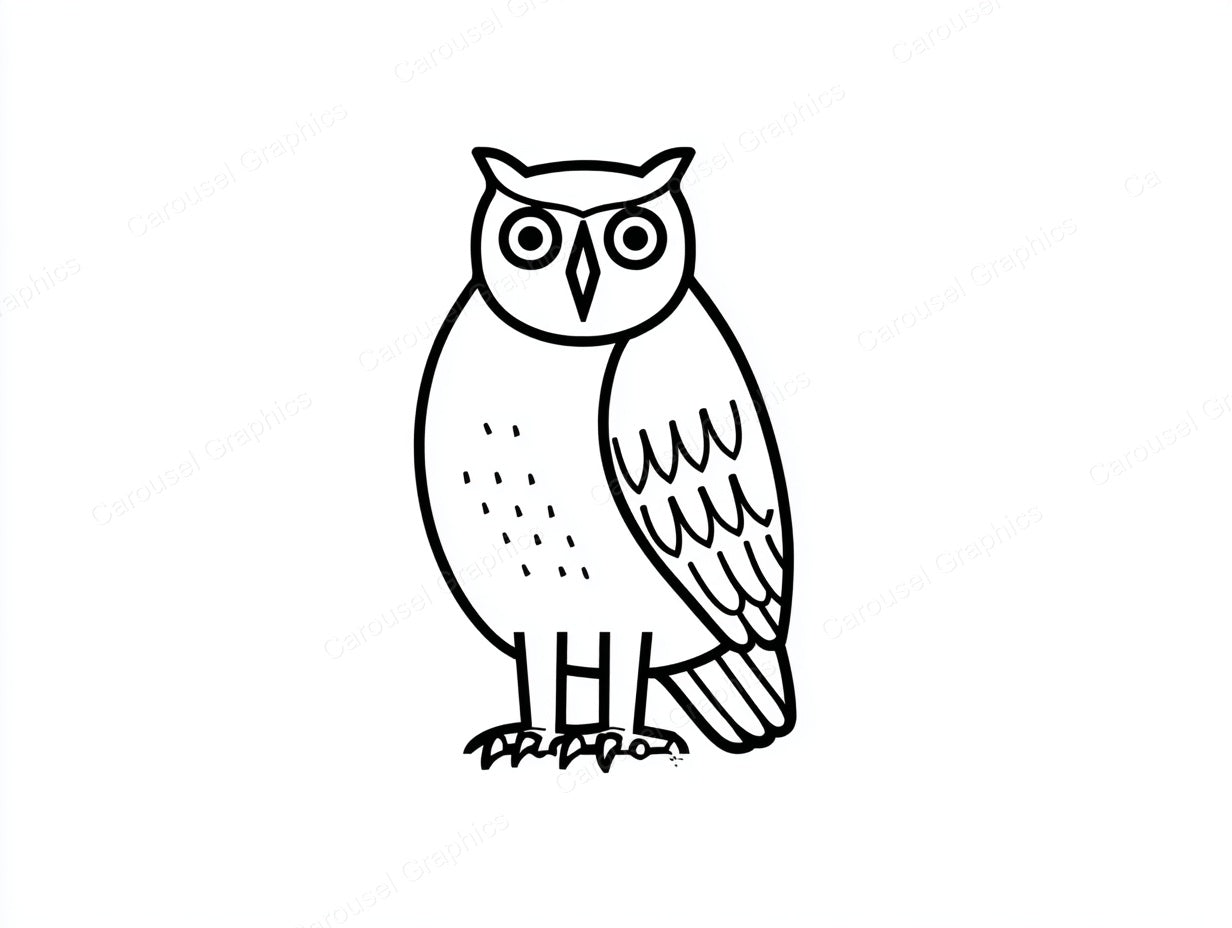 Owl Vector Graphic preview