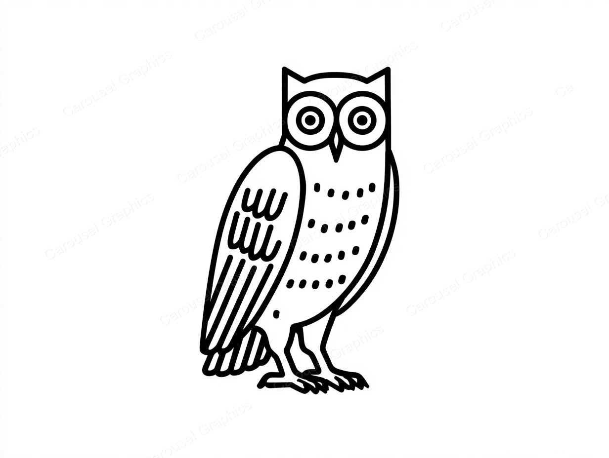 Owl Vector Graphic preview