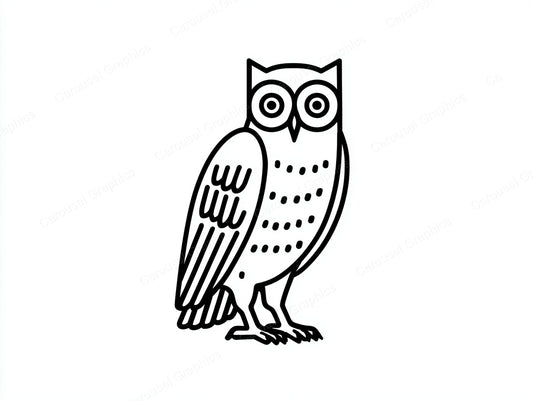 Owl Vector Graphic preview
