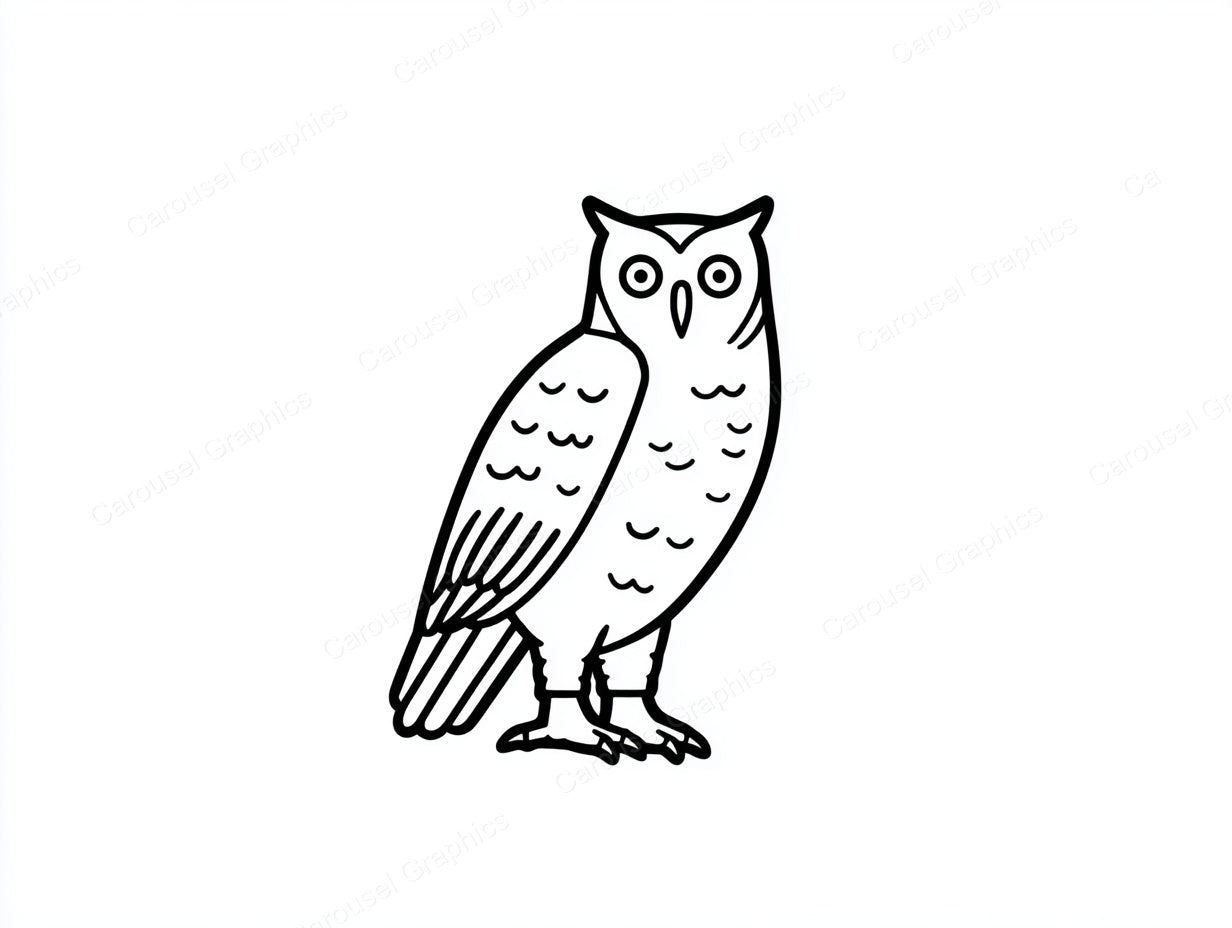 Owl Vector Graphic preview
