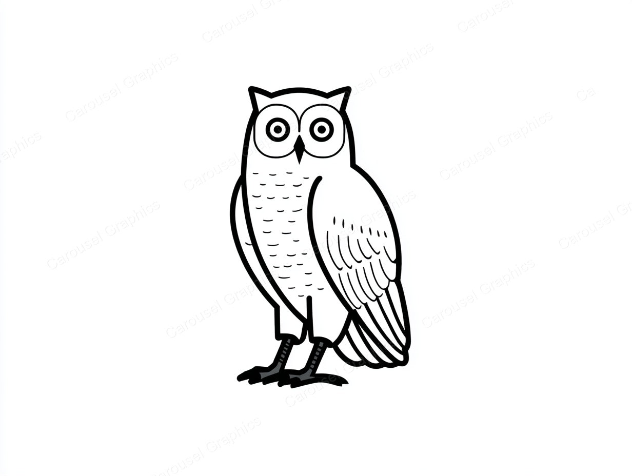 Owl Vector Graphic preview