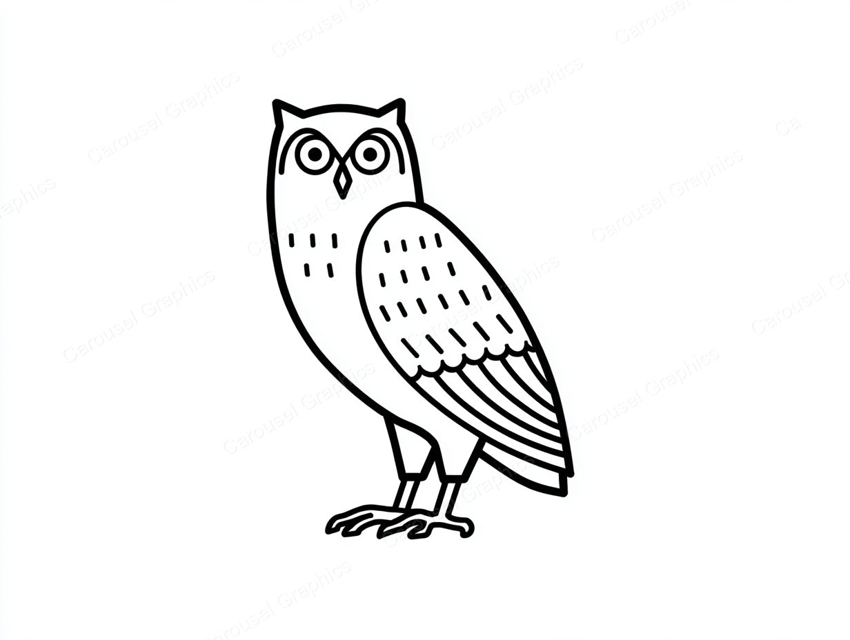 Owl Vector Graphic preview