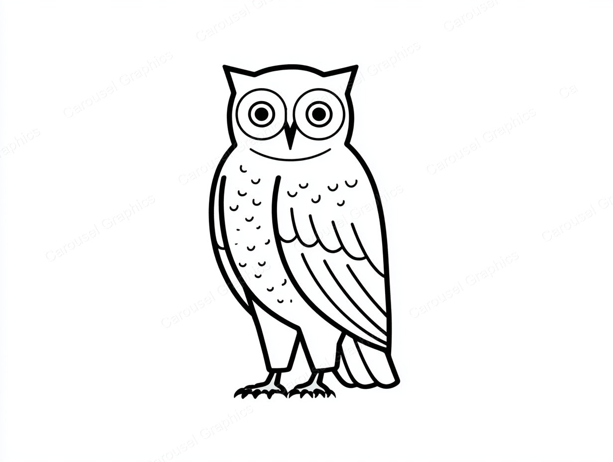 Owl Vector Graphic preview
