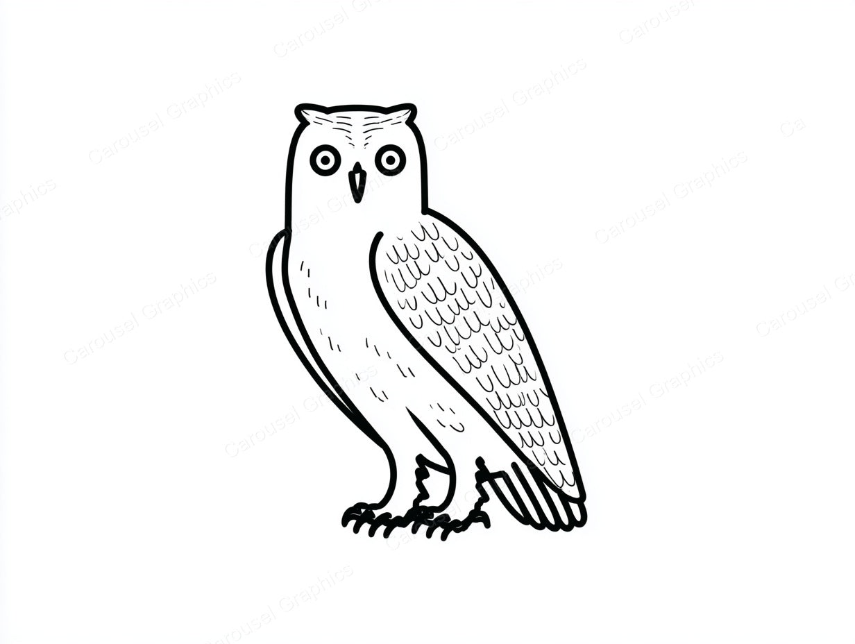 Owl Vector Graphic preview