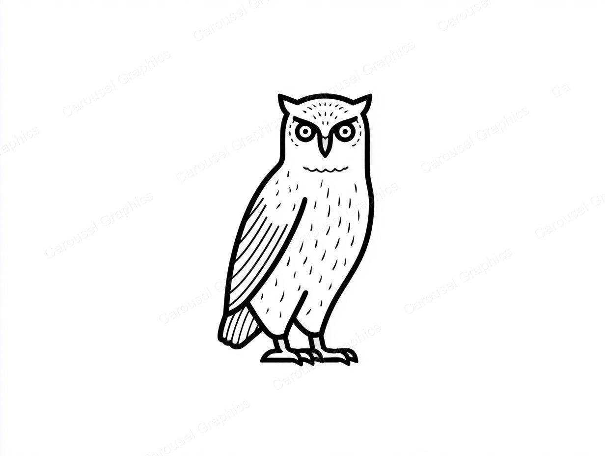 Owl Vector Graphic preview