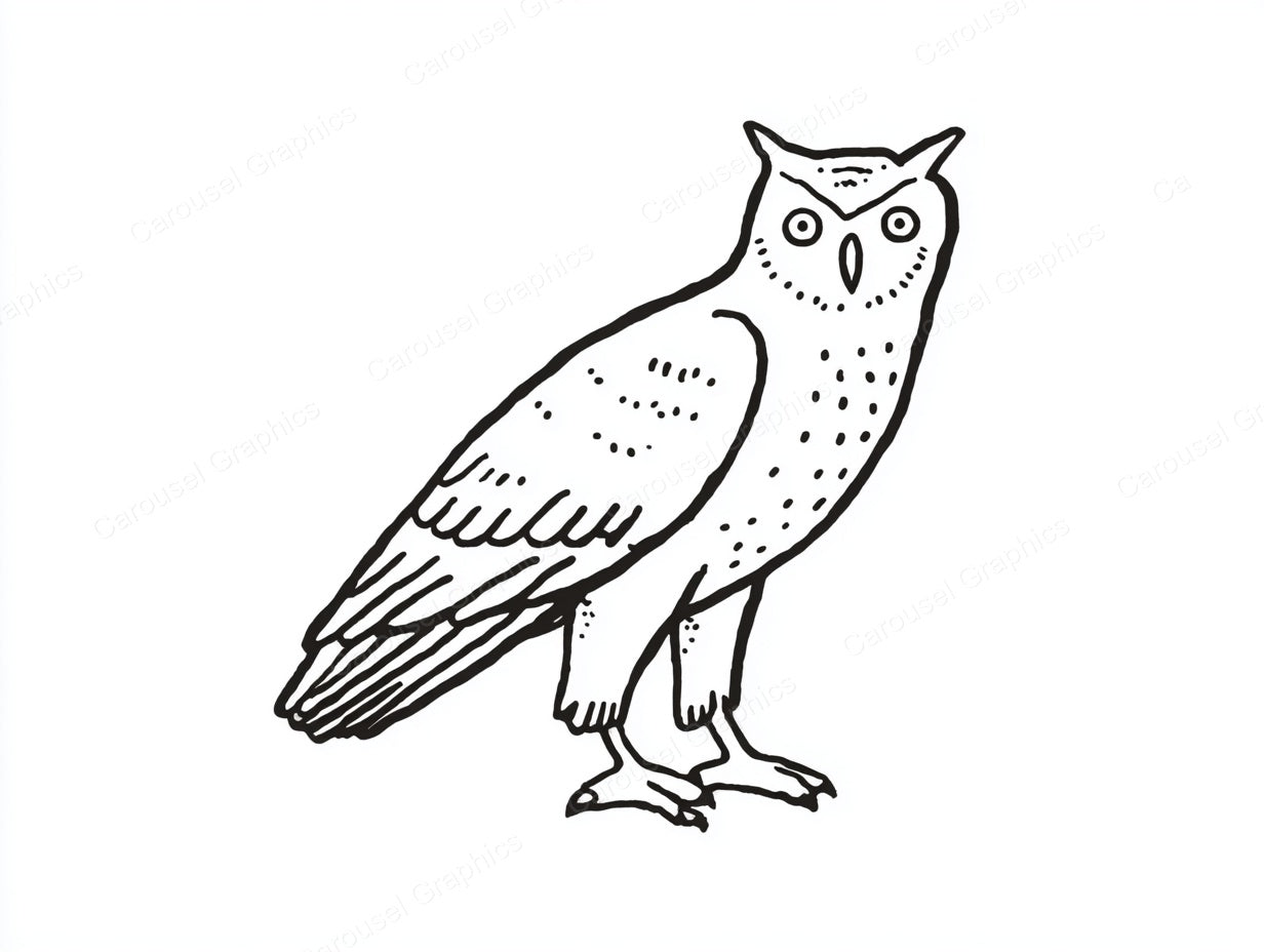 Owl Vector Graphic preview