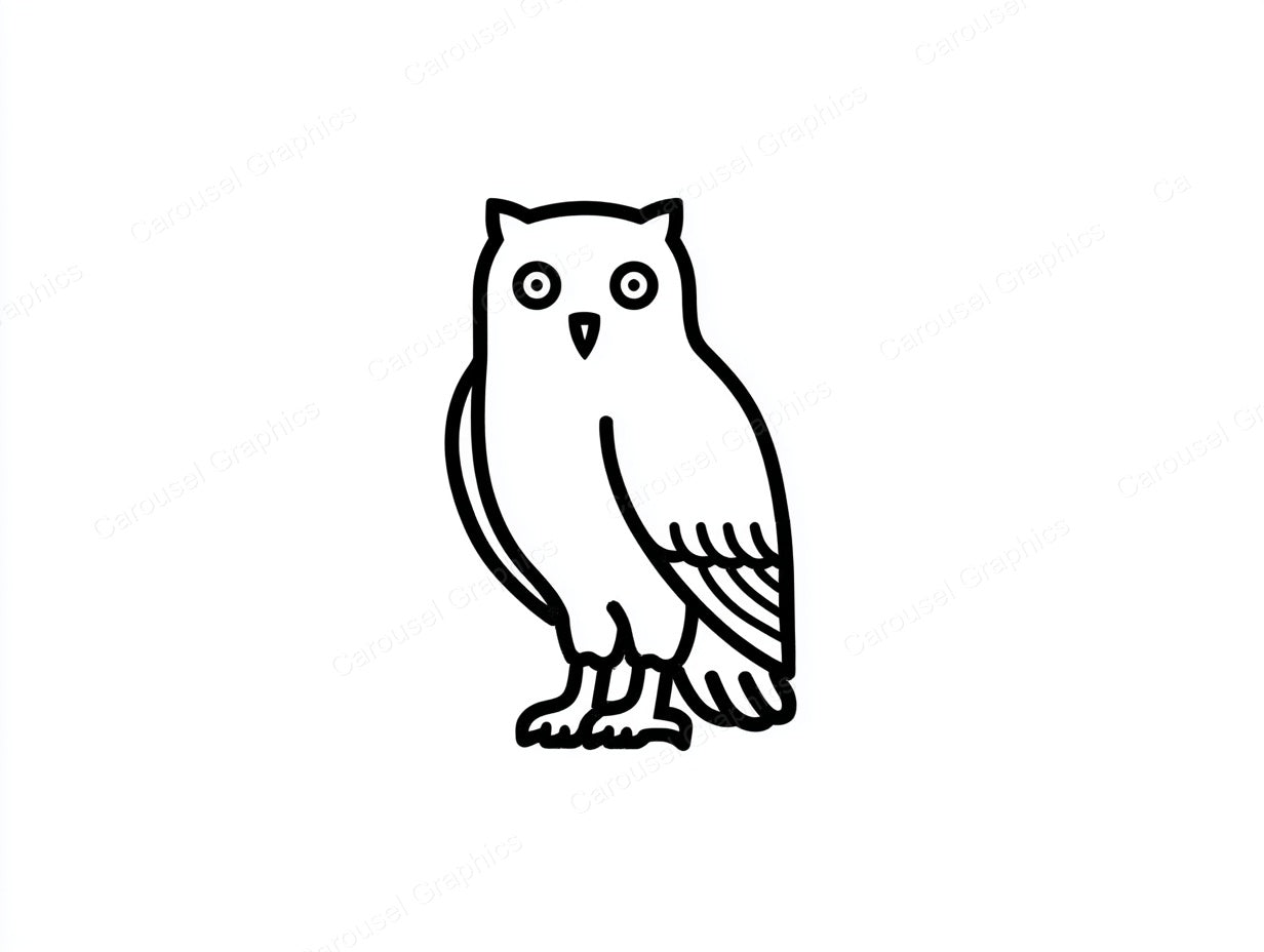 Owl Vector Graphic preview