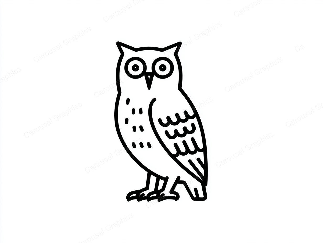 Owl Vector Graphic preview