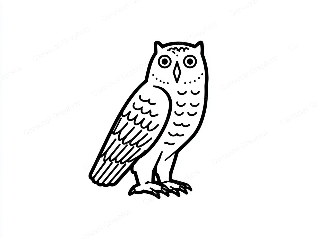 Owl Vector Graphic preview