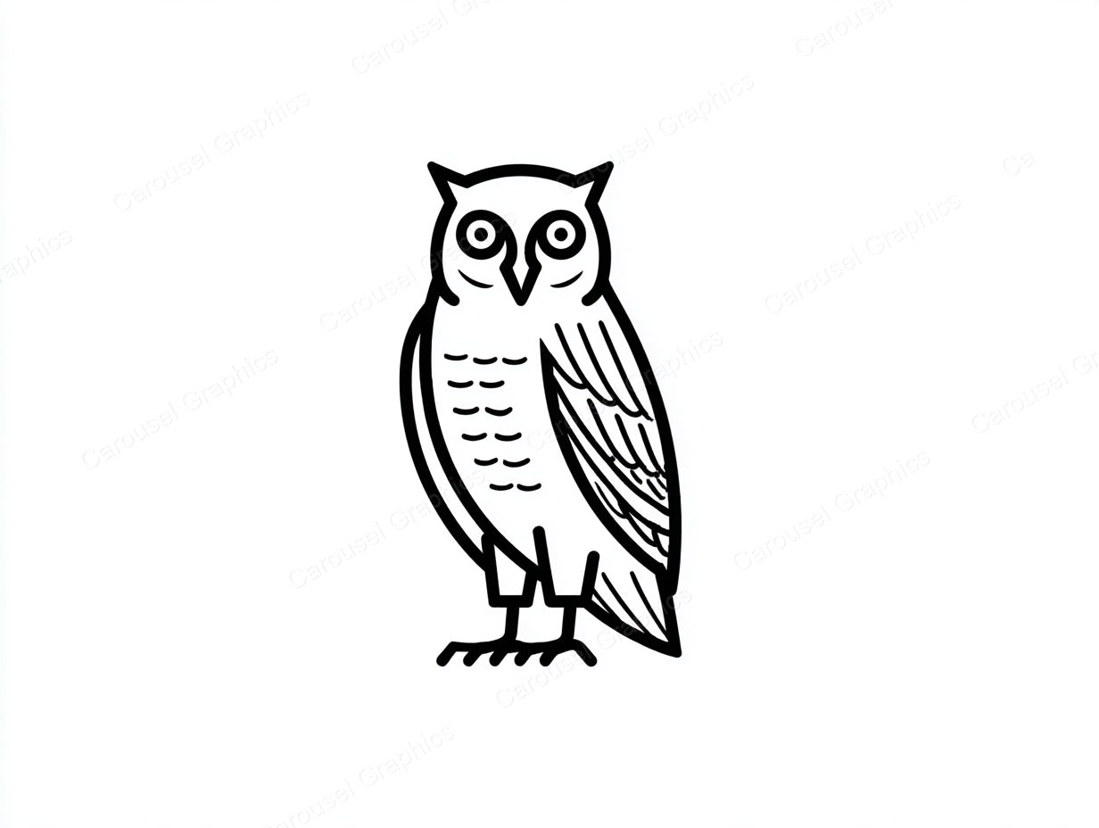 Owl Vector Graphic preview