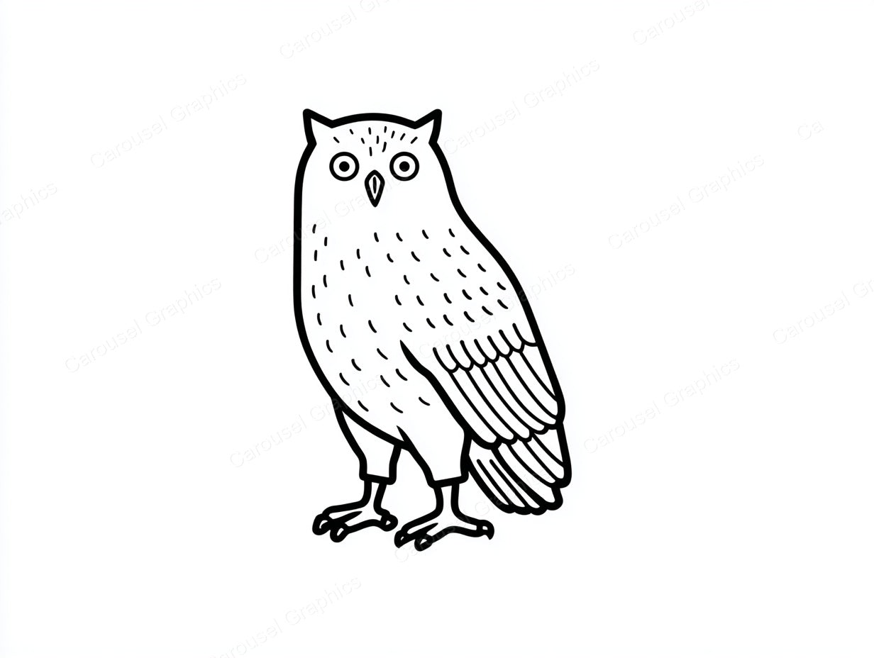 Owl Vector Graphic preview