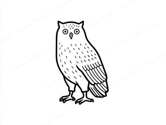 Owl Vector Graphic preview