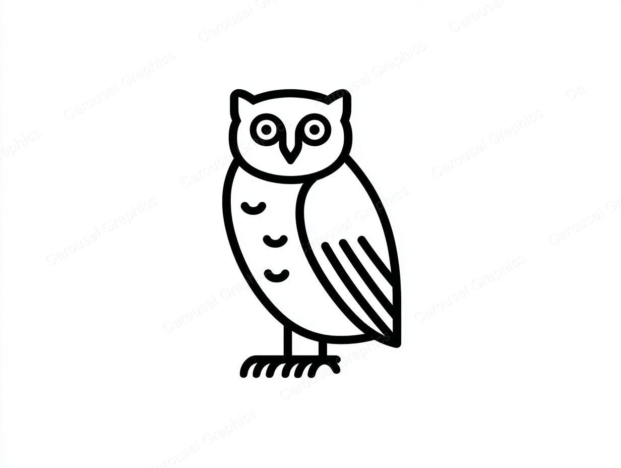 Owl Vector Graphic preview