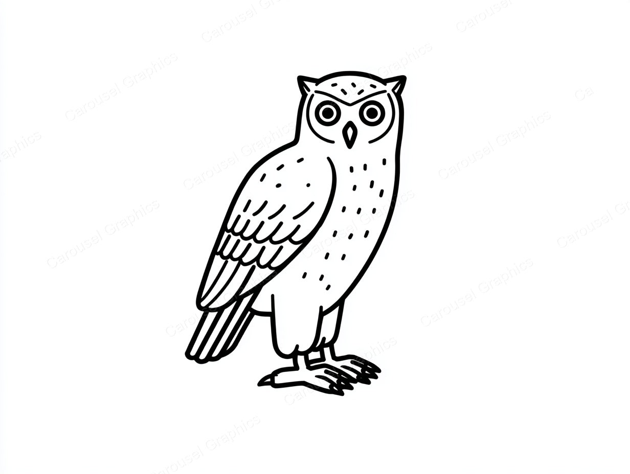 Owl Vector Graphic preview