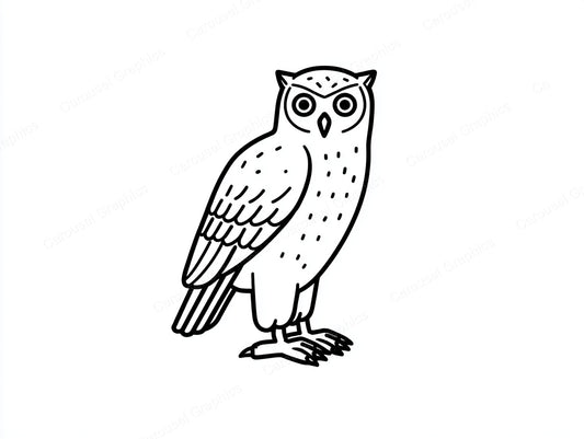 Owl Vector Graphic preview