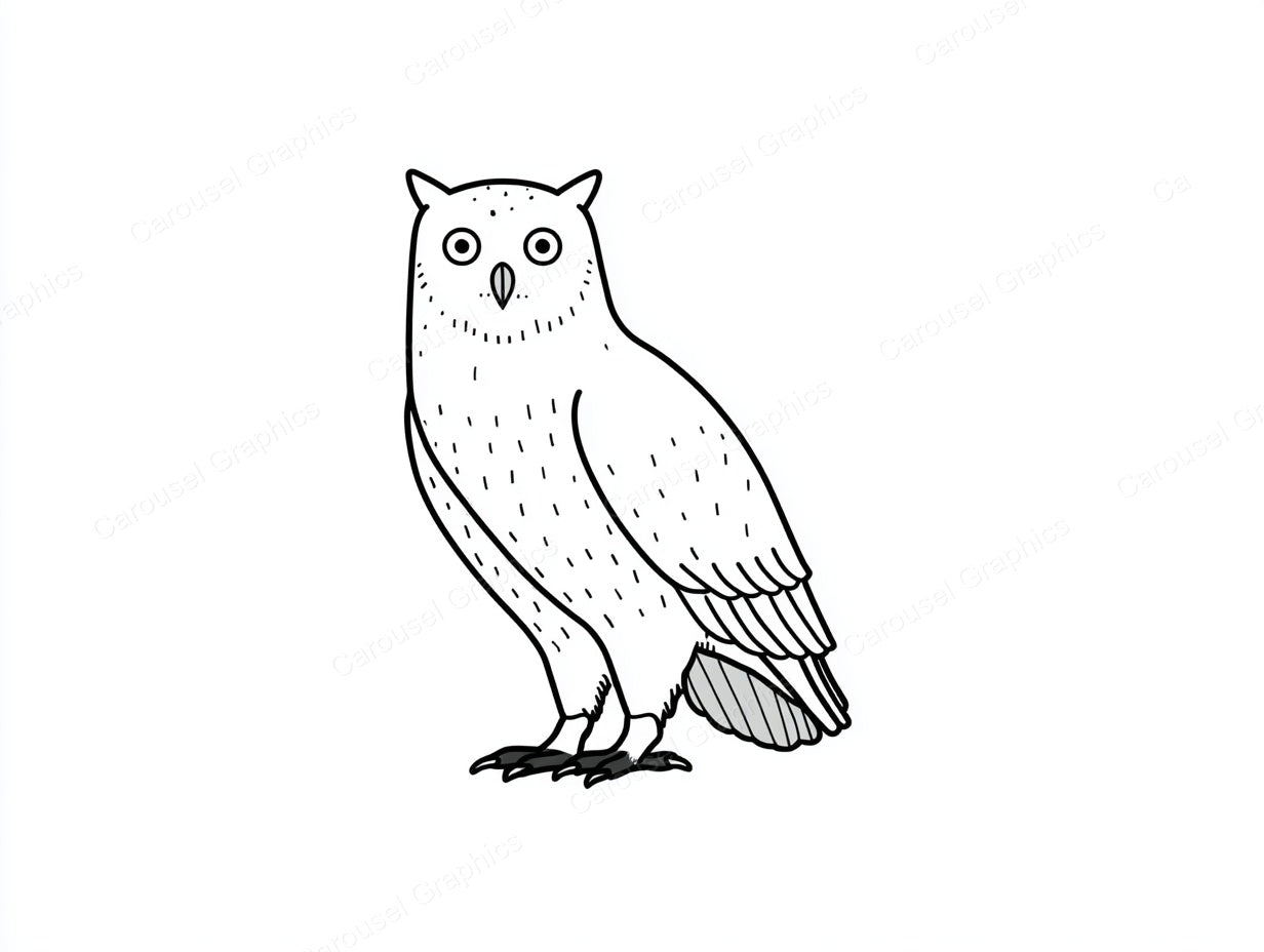 Owl Vector Graphic preview