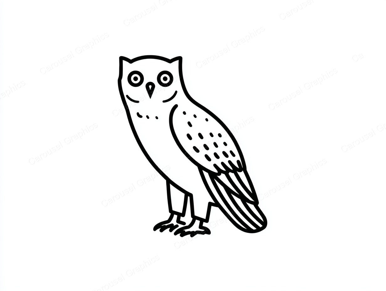 Owl Vector Graphic preview