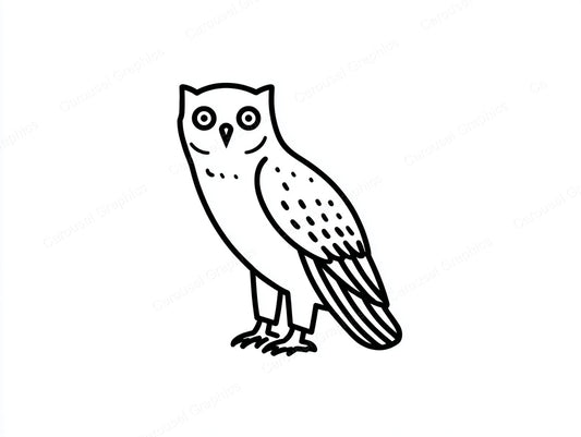 Owl Vector Graphic preview