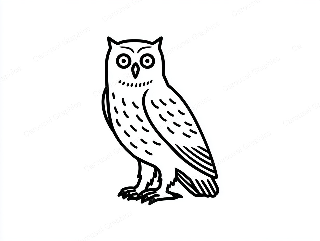 Owl Vector Graphic preview