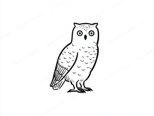 Owl Vector Graphic preview