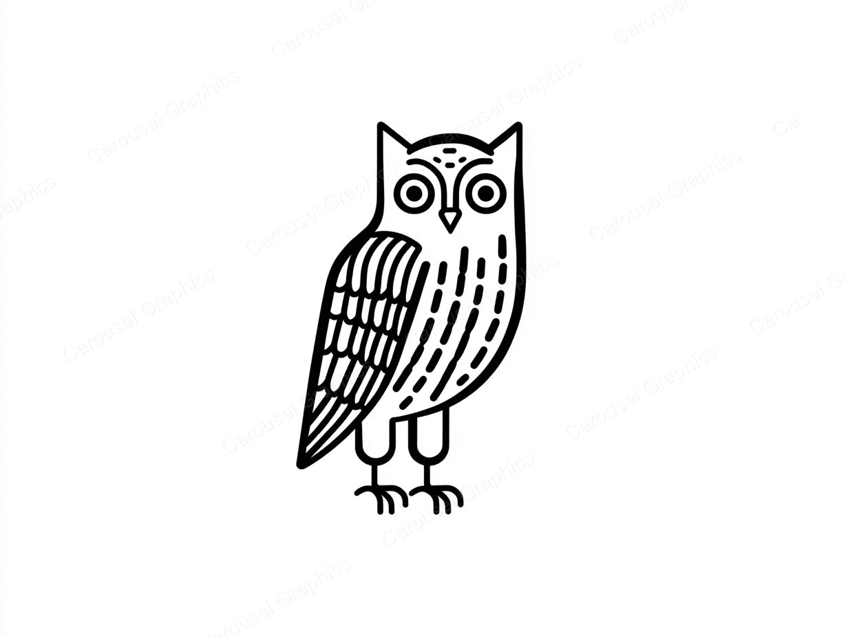 Owl Vector Graphic preview