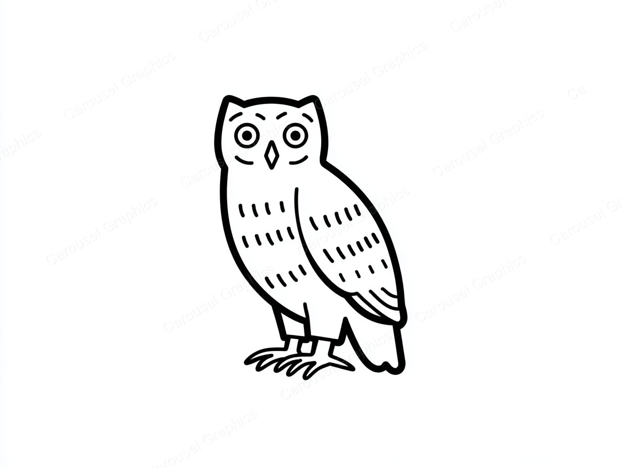 Owl Vector Graphic preview