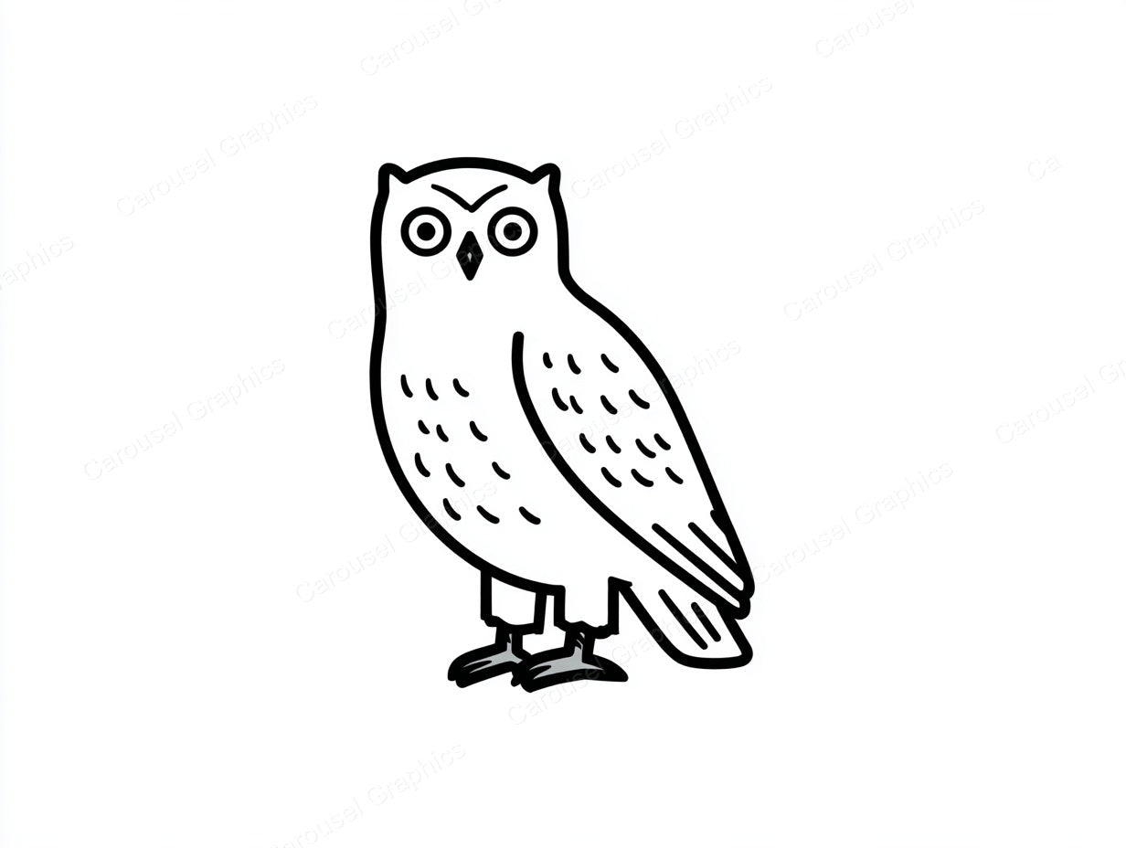 Owl Vector Graphic preview
