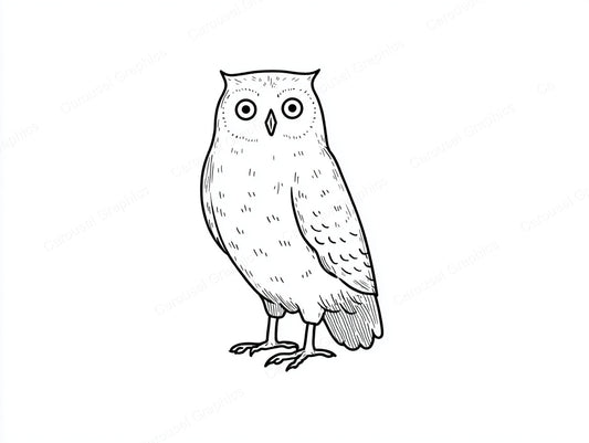 Owl Vector Graphic preview