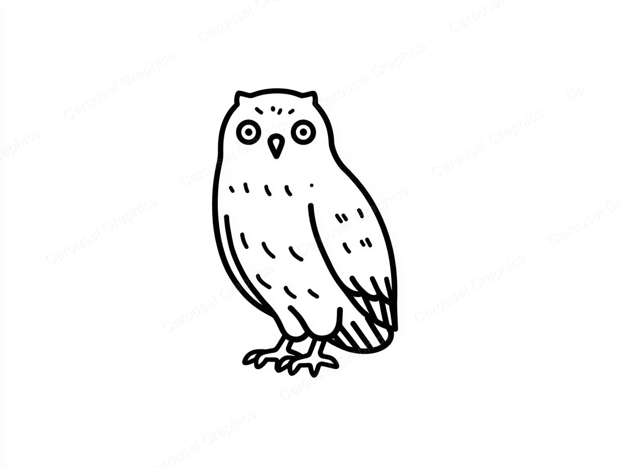 Owl Vector Graphic preview