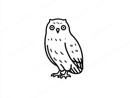 Owl Vector Graphic preview